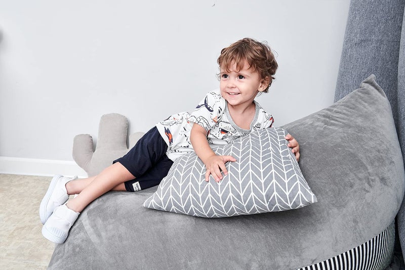 BINIDUCKLING Boy Pirate Print T-Shirt Navy Shorts Set Kid 2Pcs Summer Outfit Clothing Set Whale 4T - Image 4